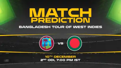 WI vs BAN 2nd ODI, Match Prediction- Who Will Win Today?